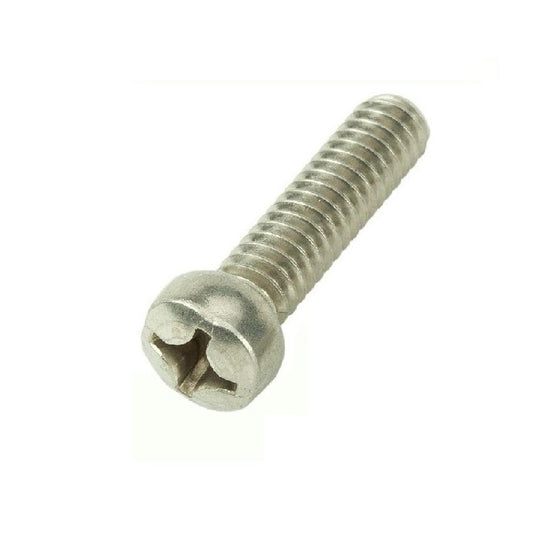 Fillister Head Screws - M2.5 -2.5x0.45mm- 8 mm - Zinc Plated Steel