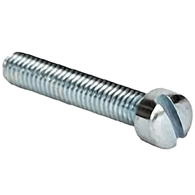 1042871 | SC028B-038-F-SL-CZ (200 Pcs) --- Fillister Head Screws - 6BA - 2.794mm - 38.1 mm - Zinc Plated Steel
