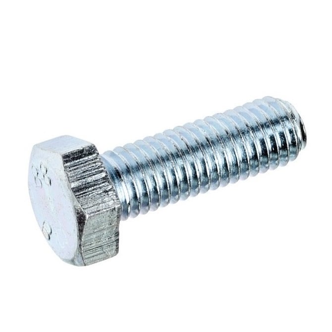 1055208 | SC040M-016-HS-CZ (100 Pcs) --- Hex Head Screws - M4 -4x0.7mm- 16 mm - Zinc Plated Steel