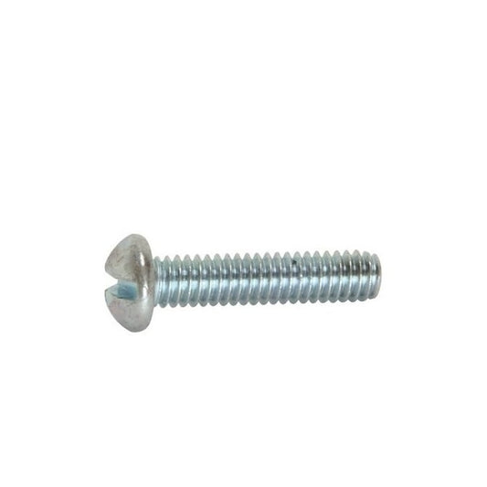 1048882 | SC032W-010-R-SL-CZ (100 Pcs) --- Round Head Screws - 1/8-40 BSW -3.175mm- 9.5 mm - Zinc Plated Steel