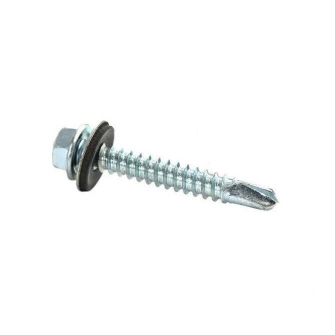 1069565 | SD064-038-HW-CZ (100 Pcs) --- Self Drilling Screws - 1/4-14 - 6.35mm - 38.1 mm - 100  - Steel Zinc Plated