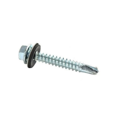 1069565 | SD064-038-HW-CZ (100 Pcs) --- Self Drilling Screws - 1/4-14 - 6.35mm - 38.1 mm - 100  - Steel Zinc Plated