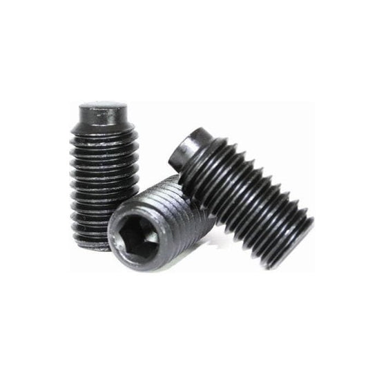 1072377 | SS064C-0254-AS-HDP (50 Pcs) --- Half Dog Point Socket Set Screws - 1/4-20 UNC -6.35mm- 23.8 mm - Half Dog Point - Carbon Steel Carbon Steel Case Hardened Rc46-53