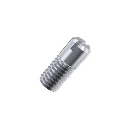 1081669 | SS080M-0300-ASP (5 Pcs) --- Partial Thread Slotted Set Screws - M8 -8x1.25mm- 30 mm  - Steel Alloy, Rockwell B75
