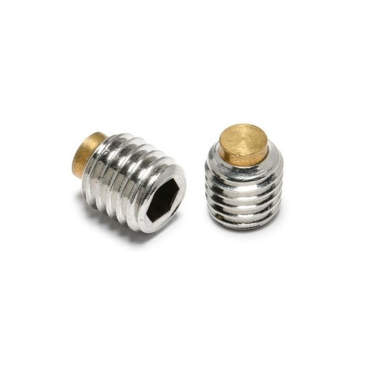 1045791 | SS030M-0030-S3-BT (1000 Pcs) --- Brass Tipped Socket Set Screws - M3 -3x0.5mm- 3 mm - Brass Tipped - Stainless Steel 18-8 (Similar to A2, 303, 304)
