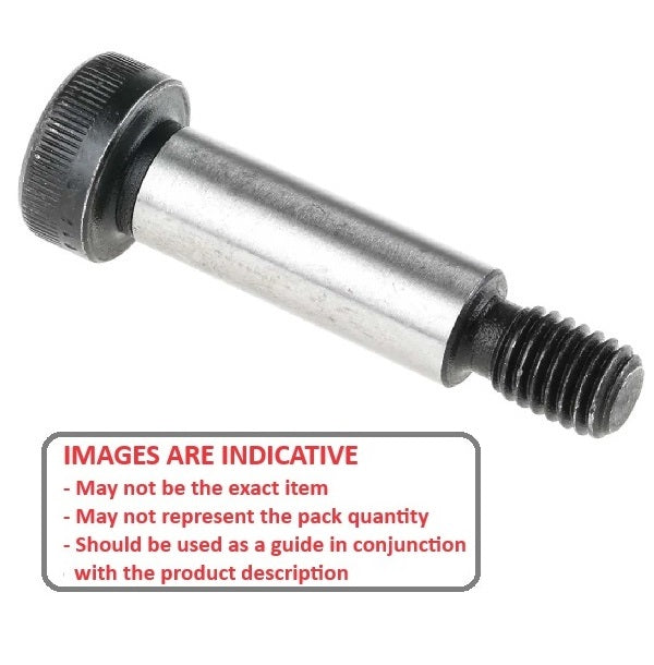 1133879 | SHLD254-032-SKT-C (10 Pcs) --- Shoulder Screws - 25.4x31.75 mm - 3/4 UNC - Carbon Steel - Hardened