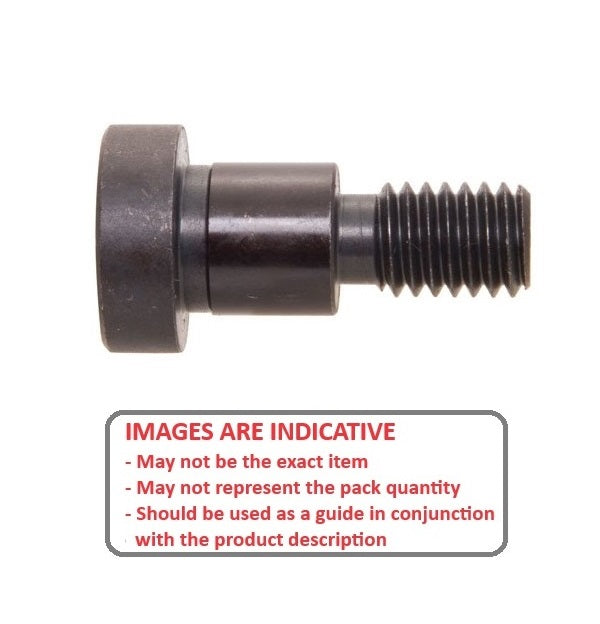 1076080 | SHLD079-006-SKT-J-C --- Shoulder Screws - 7.938x6.35 mm - 1/4-20 UNC - Steel 4140L Heat Treated