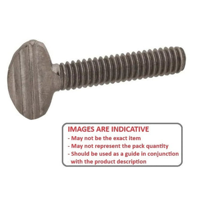1104070 | THS127C-038-F-MI (50 Pcs) --- Thumb Screws - 1/2-13 UNC -12.7mm- 38.1x61.91 mm - Malleable Iron