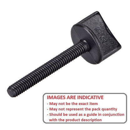 1104071 | THS127C-038-H-CB --- Thumb Screws - 1/2-13 UNC -12.7mm- 38.1x69.85 mm - Steel