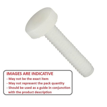 1072218 | THS064C-019-K-NY --- Thumb Screws - 1/4-20 UNC -6.35mm- 19.05x23.81 mm - NYLATRON GS (PA66 + MoS2)