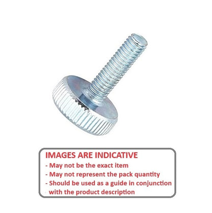 1043321 | THS028C-010-K-BZ --- Thumb Screws - 4-40 UNC -2.85mm- 9.53x14.29 mm - Brass