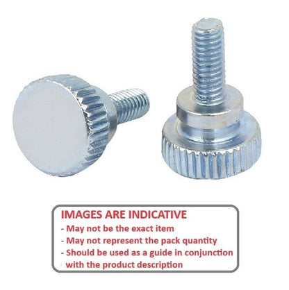 1049962 | THS035C-013-K-BN-WF --- Thumb Screws - 6-32 UNC -3.5mm- 12.7x20.64 mm - Brass