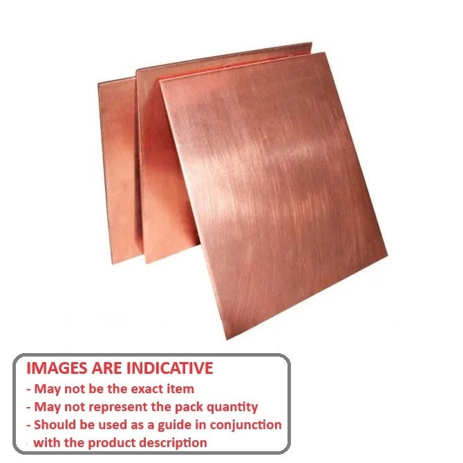 1000882 | SHM-0100-0250-0100-CP --- Copper Shim and Foil - 0.1x250x100 mm - Copper