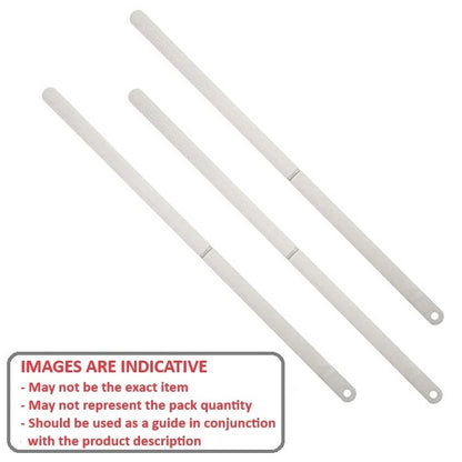 1000967 | PBI-5RS (Strip) --- C1095 Carbon Steel Feeler Gauge Stock - 0.127x12.7x127 mm - Carbon Steel C1095