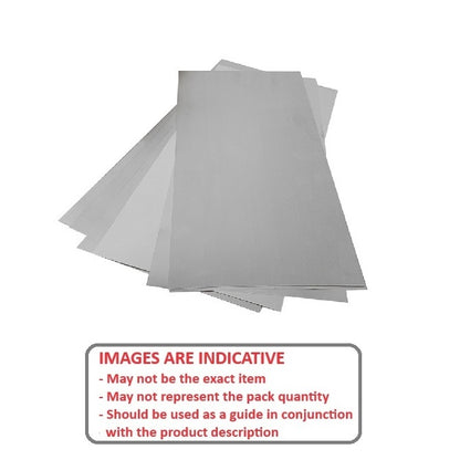 1000116 | SHM-0005-0030-2000-304 --- Stainless Steel Shim and Foil - 0.005x30x2000 mm - Stainless Steel 304 Similar to A2, 18-8 HRB80