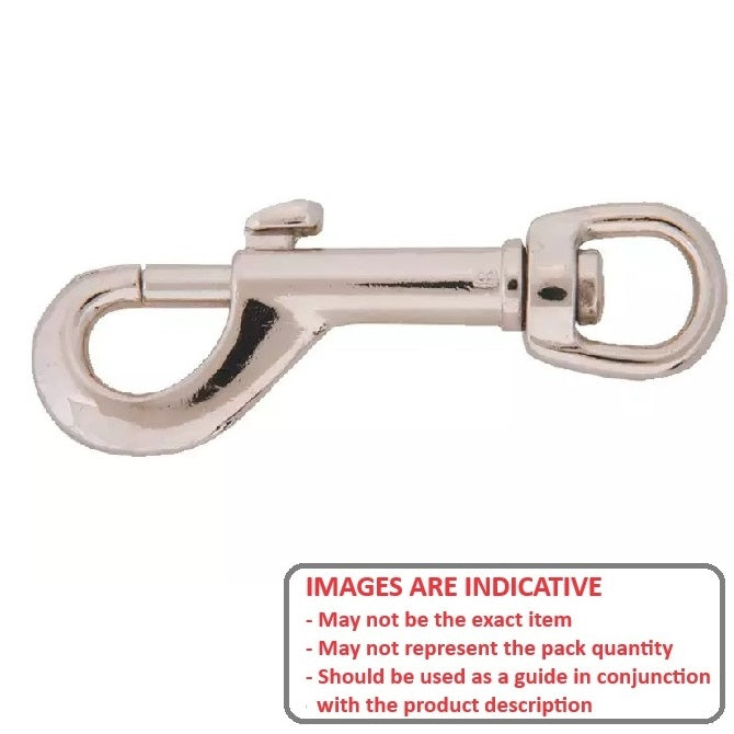 1087118 | BA-265RS --- Swivel Eye Leash Snaps - 9.525x76.2x6.35 mm