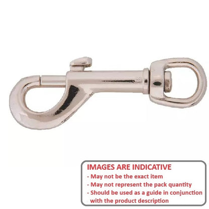 1087118 | BA-265RS --- Swivel Eye Leash Snaps - 9.525x76.2x6.35 mm