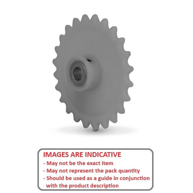 1129669 | SP1-064-028B-024-080-AWIN --- Roller Chain Sprockets - 24 tooth - 48.49x15 mm - Acetal