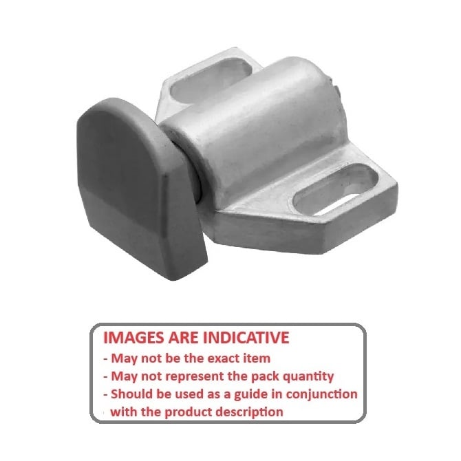 1072967 | DS-61RS --- Spring Flat Button Stops - 6.35 Kg - 38.1x25.4 mm