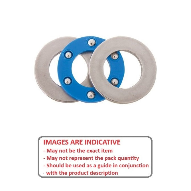 1048250 | T-0032-0109-F-NY --- Thrust Ball Bearings - 3.175x11.113x4.763 mm / 3.175 mm - Chrome Steel