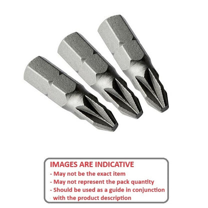 1224175 | GFB14C (5 Pcs) --- Power Bits Tools - End Type Pozidrive Size 3 50 mm