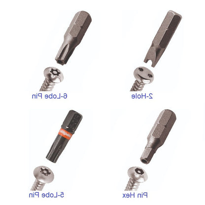 1052041 | TL-SEC-0400-SK-PB --- Security Bits Tools - M4 -4x0.7mm- Hex Socket - Power Bit