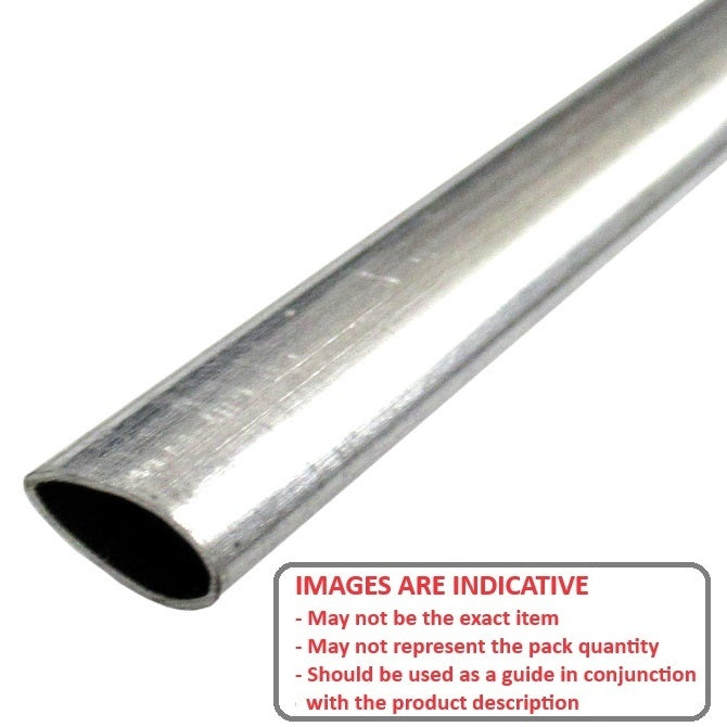 1111764 | 0T-0159-STLN-AL-0880 --- Streamline Tube - 15.88x12.8 mm - 880  - Aluminium