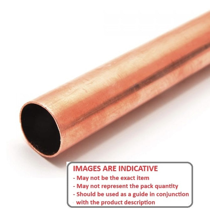 1070109 | 0T-0064-0056-0914-COP --- Round Tube - 6.35x5.64x914.4 mm - Copper
