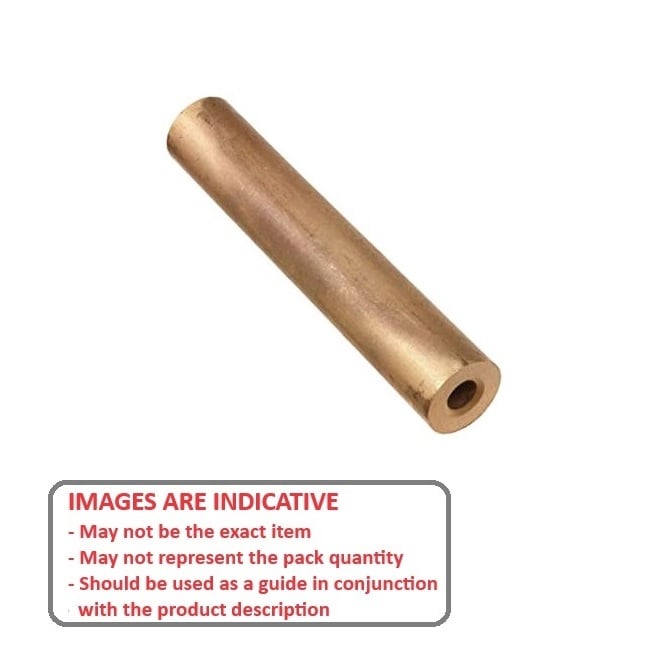 1149674 | 0T-0381-0127-0165-SB --- Round Tube - 38.1x12.7x165.1 mm - Bronze SAE 841 Sintered