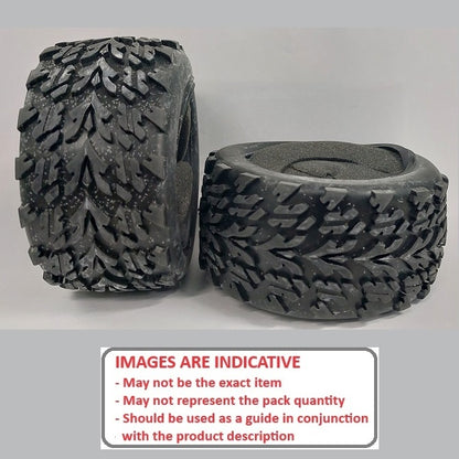 1227140 | TY-XM-085-52-C --- RC Car Tyres Hobby -  Road Style Tread 85x52 mm - Plastic