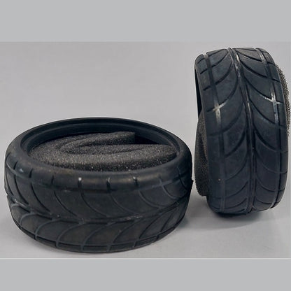 RC Car Tyres Hobby -  Double Arrow Pattern 63x26 mm - Plastic