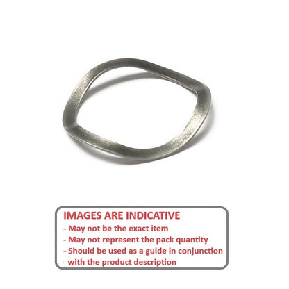 1057231 | W0042-T-009-008-W3-S2 (40 Pcs) --- Spring Washers - 4.17x8.64x0.76 mm - Stainless Steel 302/304 (Similar to A2, 18-8)