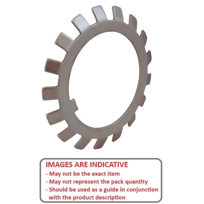 1146450 | WLB035-057-12-ST (5 Pcs) --- Lock Washers - 35x57 mm - 15 Nr. - Spring Steel