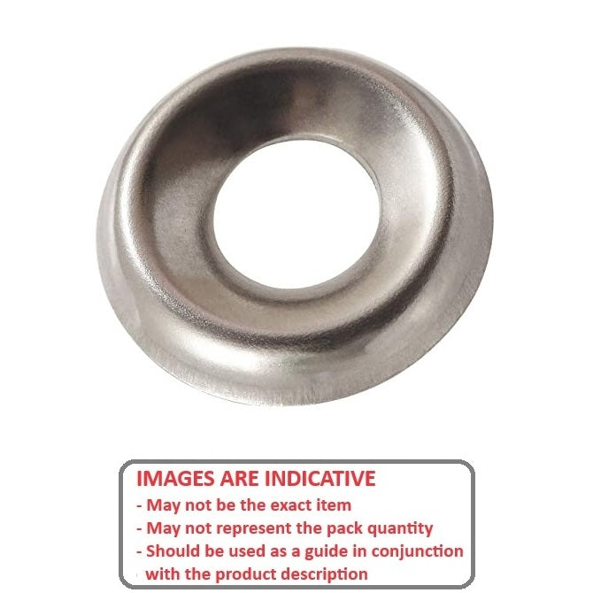 1066203 | W0060-CU-012-030-A (6 Pcs) --- Cup Washers - 6x12x3 mm - Aluminium