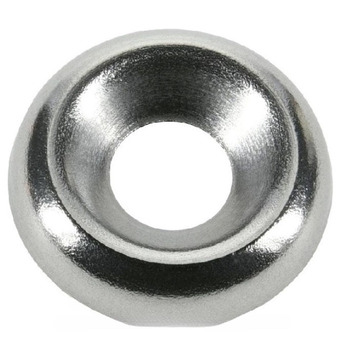1049436 | W0035-CU-010-024-S3 (10 Pcs) --- Cup Washers - 3.5x10.3x2.4 mm - Stainless Steel 303 PV Similar to A2, 304, 18-8
