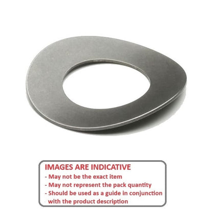 1079809 | W0079-T-016-020-WC-S2 (250 Pcs) --- Spring Washers - 7.94x15.9x1.96 mm - Stainless Steel 301 (Similar to A2, 302, 304, 18-8)