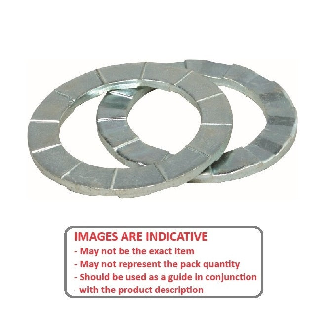1061289 | W0050-LK-010-020-D-S2 (PAIR) --- Disk Lock Washers - 5x10.18x2.03 mm - Stainless Steel 302 Similar to A2, 304, 18-8