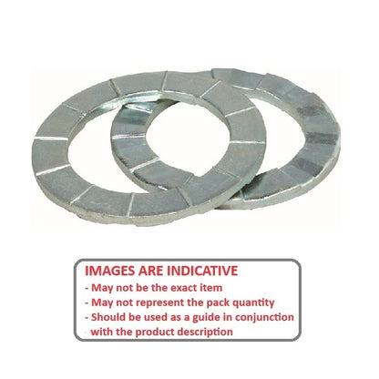 1061289 | W0050-LK-010-020-D-S2 (PAIR) --- Disk Lock Washers - 5x10.18x2.03 mm - Stainless Steel 302 Similar to A2, 304, 18-8