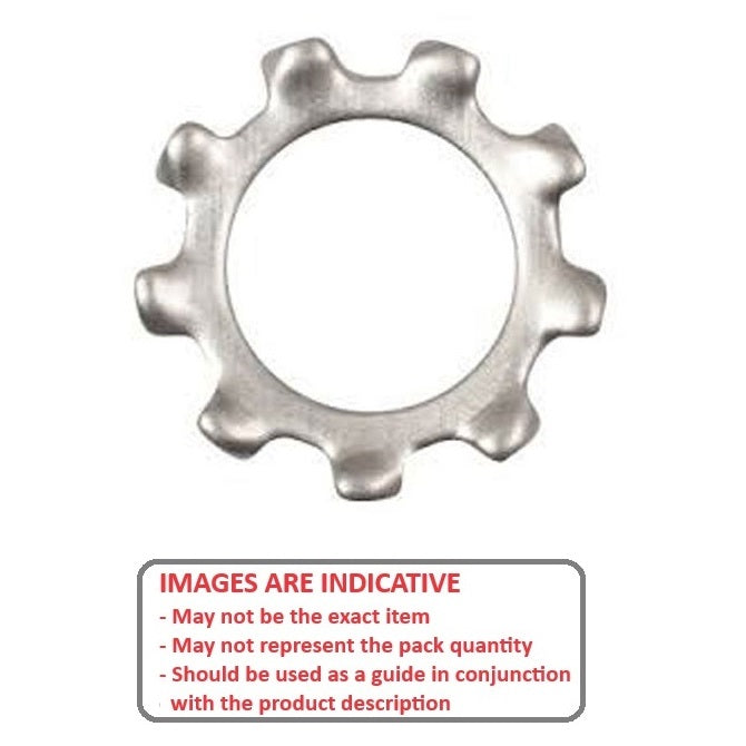 1071370 | W0064-LE-013-006-S4 (50 Pcs) --- Lock Washers - 6.35x12.7x0.6 mm
