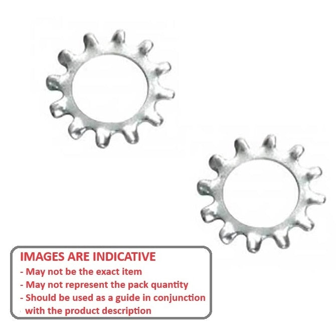 1044735 | W0030-LE-007-005-CZ (50 Pcs) --- Lock Washers - 3x7.4x0.5 mm