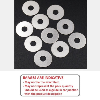 1122952 | W0200-FP-028-0200-PTU --- Flat Washers - 20x28x2 mm - PTFE Plastic