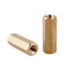 1039186 | SHX-T-0200-05-004-BN (5 Pcs) --- Threaded Spacers - M2 -2x0.4mm- 5x4 mm - Brass