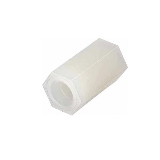 1045344 | SHX-T-0300-12-006-NY-PK025 (25 Pcs) --- Threaded Spacers - M3 -3x0.5mm- 12x6 mm - Nylon (Polyamide 6/6)