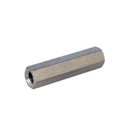 1053215 | SHX-T-0400-15-007-MZ (5 Pcs) --- Threaded Spacers - M4 -4x0.7mm- 15x7 mm - Steel - Mild S300 Pb Zinc Plated