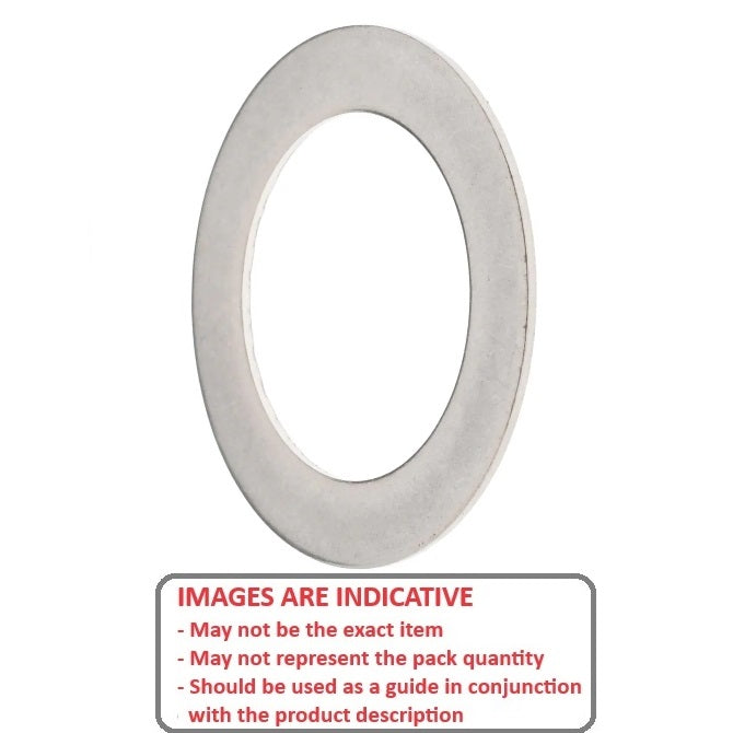 1039000 | W0020-FP-004-0010-S4 (50 Pcs) --- Flat Washers - 2x4x0.1 mm - Stainless Steel 304 (Similar to A2, 18-8) HRB80