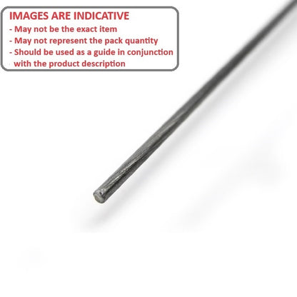 1037045 | WI-01397-000914-SP (Length) --- Straight Lengths Wire - 1.397 mm - 0.9 Mtr  - Spring Steel