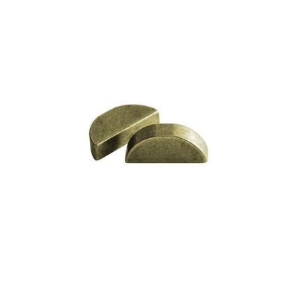 Woodruff Keys - 5.56x31.75x13 mm - Carbon Steel 1035 Zinc Plated