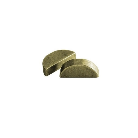 1037994 | KW-016-127-Z --- Woodruff Keys - 1.59x12.7x5.2 mm - Carbon Steel 1035 Zinc Plated